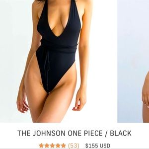 NWT THE JOHNSON ONE PIECE / WHITE